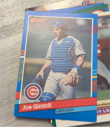 1991 Donruss #184 Joe Girardi — front