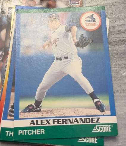 1991 Score 100 Rising Stars #66 Alex Fernandez — front