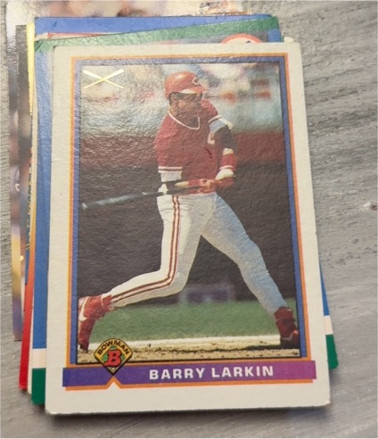 1991 Bowman #379 Barry Larkin — front