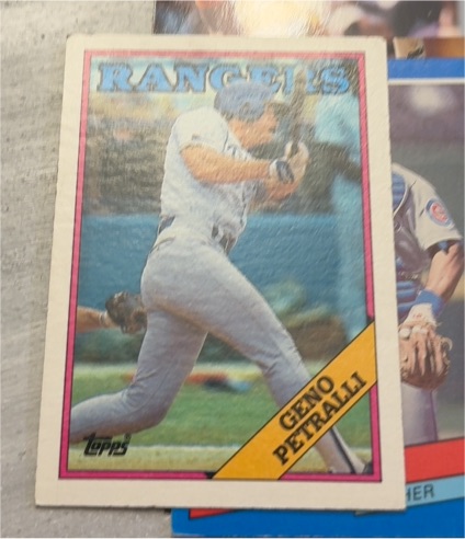 1988 Topps #77 Geno Petralli — front
