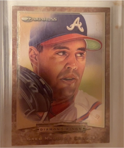 1997 Donruss Diamond Kings #2 Greg Maddux — front