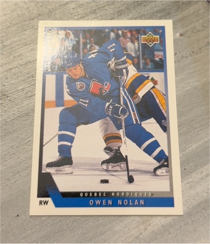 1993-94 Upper Deck #175 Owen Nolan — front