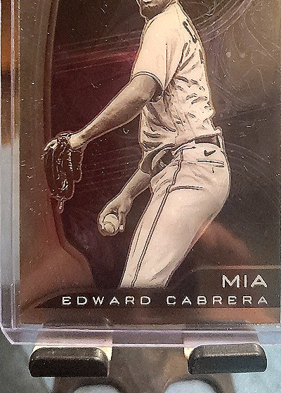 2021 Topps Now #MIA-EDC Edward Cabrera — front
