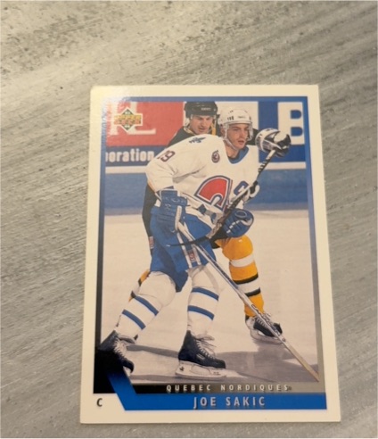 1993-94 Upper Deck #69 Joe Sakic — front
