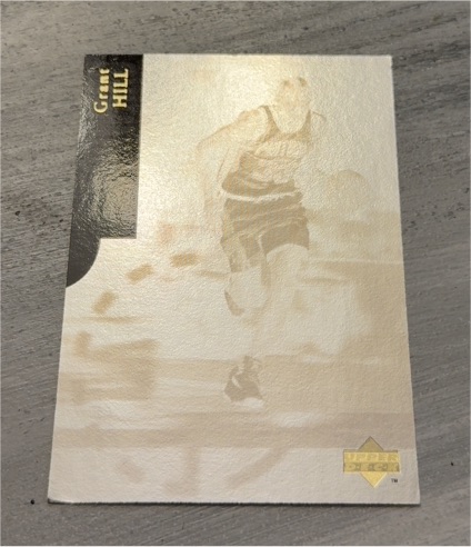 1995-96 Upper Deck Choice International Holograph #H3 Grant Hill — front