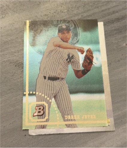 1994 Bowman Foil #376 Derek Jeter — front