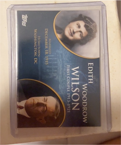 2008 Topps Update First Couples #FC-26 Edith Woodrow Wilson — front