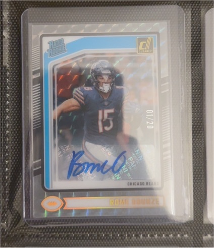 2024 Panini Clearly Donruss Football #60 Rome Odunze — front