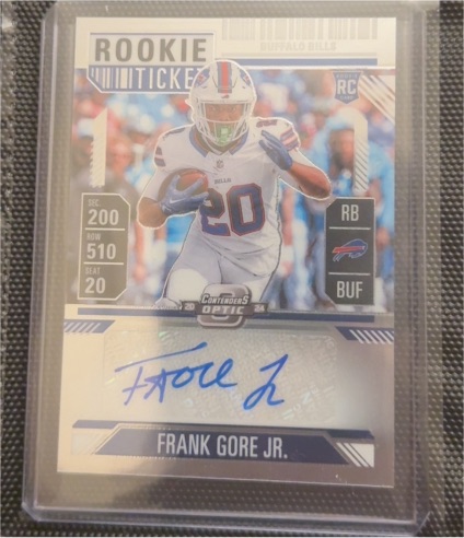 2024 Panini Contenders Optic Rookie Ticket #RC Frank Gore Jr. — front
