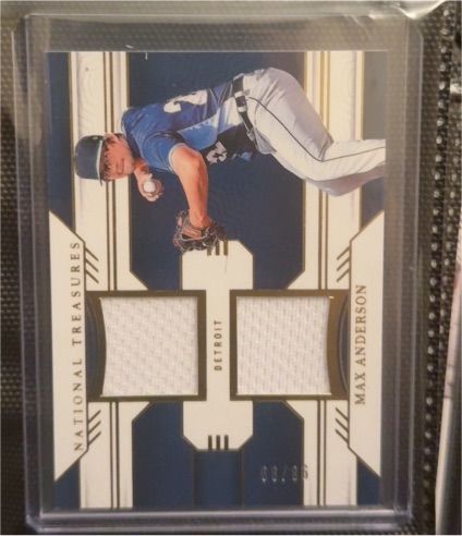 2024 Panini National Treasures #03 Max Anderson — front