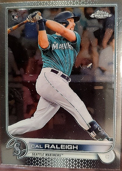 2022 Topps Chrome #149 Cal Raleigh — front