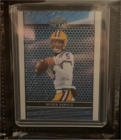 2024 Leaf Metal #LB-3 Jayden Daniels — front