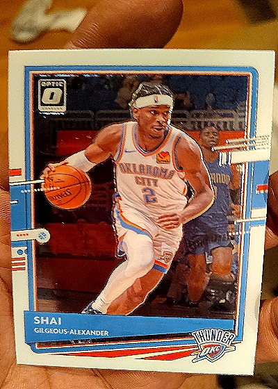 2020-21 Donruss Optic #143 Shai Gilgeous-Alexander — front
