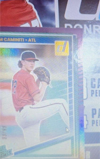 2025 Donruss #195 Cam Caminiti Rated Prospect — front