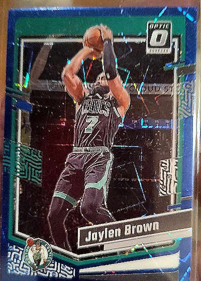 2023-24 Donruss Optic #113 Jaylen Brown — front