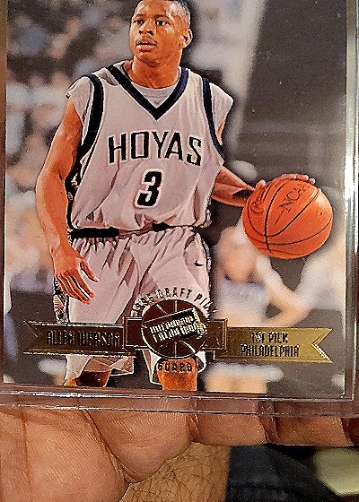 1996 Press Pass #1 Allen Iverson — front