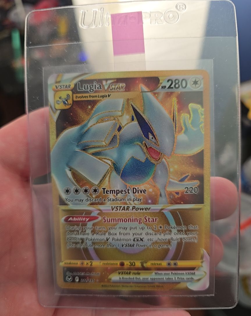 2022 Pokémon Silver Tempest #211 Lugia VSTAR — front