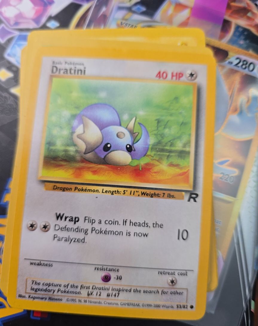 2000 Team Rocket #53 Dratini — front