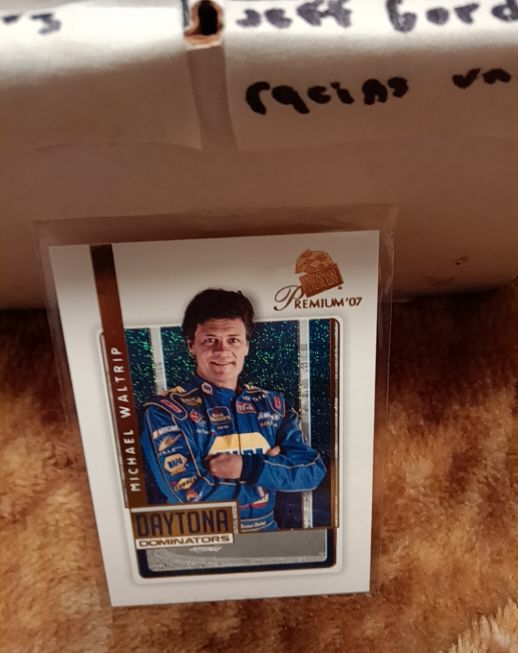 2007 Press Pass Premium #75 Michael Waltrip Daytona Dominators — front