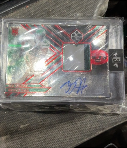 2022 Panini Select Malik Willis Purple Prizm Rookie Jersey Auto #RPA — front