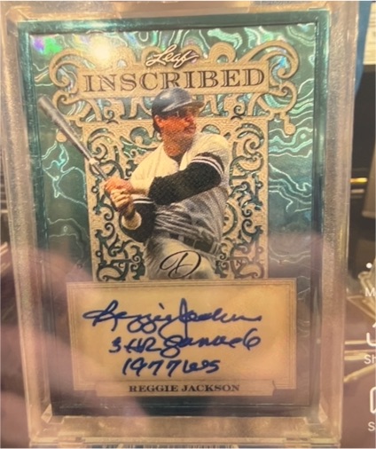 2024 Leaf Inscribed Decadence Reggie Jackson — front