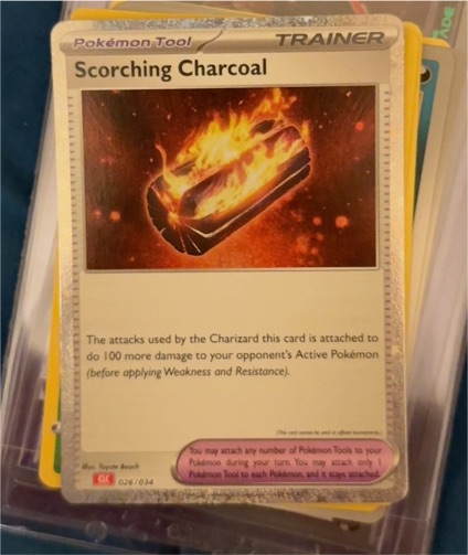 2023 Pokémon Classic Collection #026 Scorching Charcoal — front