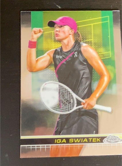 2024 Topps Chrome Tennis #10 Iga Swiatek — front