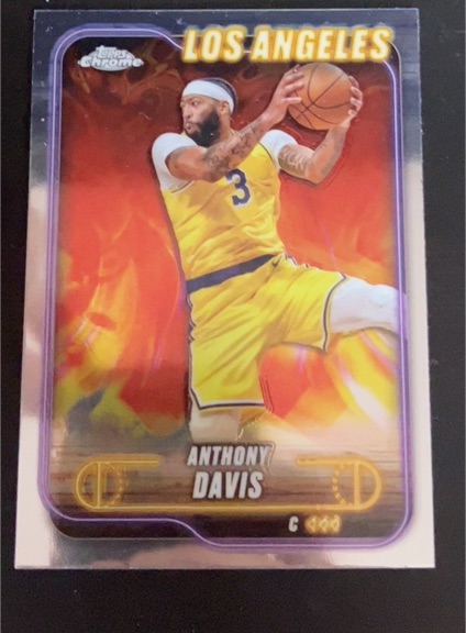 2024-25 Topps Chrome #86 Anthony Davis — front