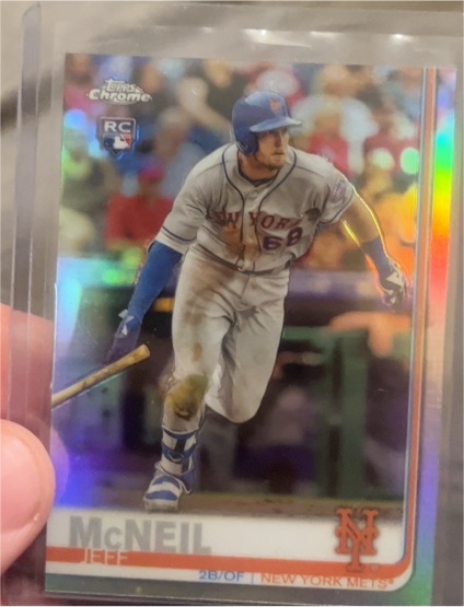 2019 Topps Chrome #152 Jeff McNeil — front