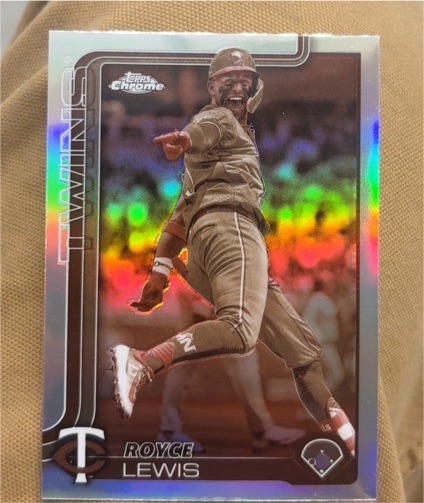 2025 Topps Chrome #254 Royce Lewis — front