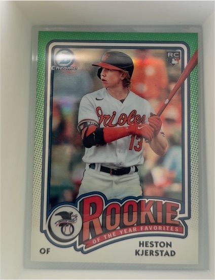 2024 Bowman Chrome #ROY-14 Heston Kjerstad Rookie of the Year Favorites — front