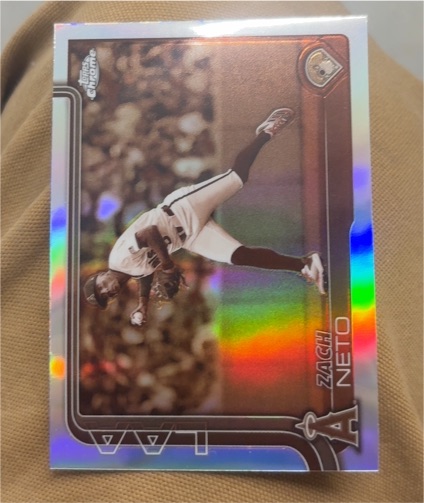2025 Topps Series 1 #282 Zach Neto — front