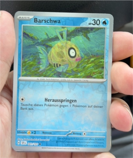 2024 Pokémon SV08: Surging Sparks #041 Barschwa — front