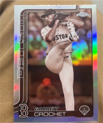 2025 Topps Chrome #264 Garrett Crochet Sepia Refractor — front
