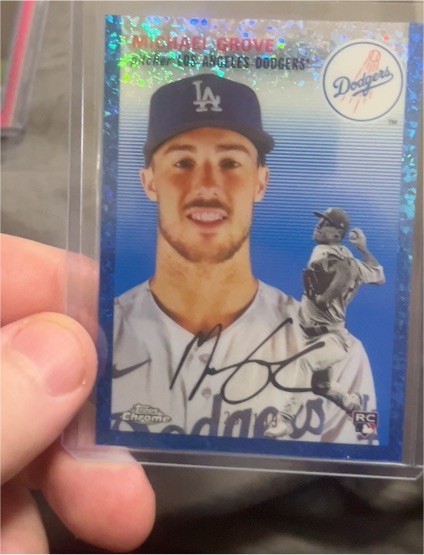 2023 Topps Chrome Platinum Anniversary #39 Michael Grove — front