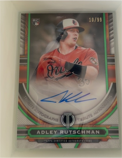 2023 Topps Tribute #TA-ARU Adley Rutschman Tribute Autographs — front