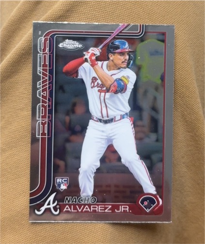 2025 Topps Chrome #75 Nacho Alvarez Jr. — front