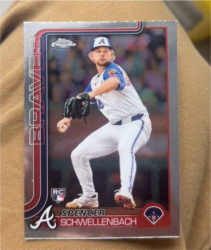 2025 Topps Chrome #203 Spencer Schwellenbach — front