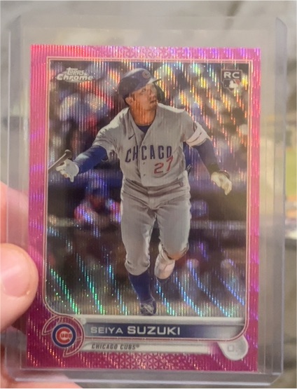 2022 Topps Chrome Update #USC115 Seiya Suzuki — front