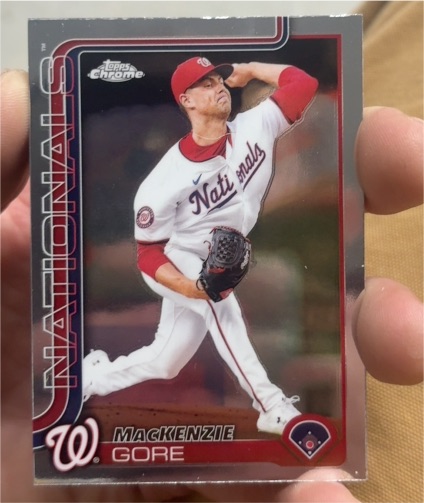 2025 Topps Chrome #160 Mackenzie Gore — front