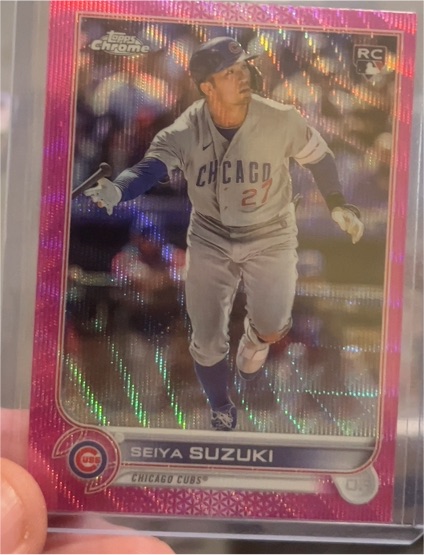 2022 Topps Chrome Update #USC115 Seiya Suzuki — front