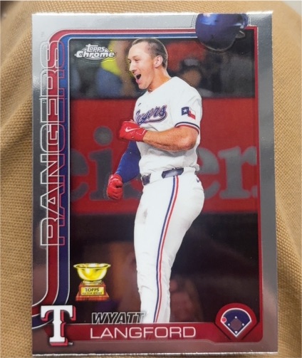 2025 Topps Chrome #68 Wyatt Langford — front