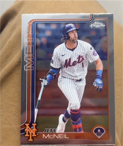 2025 Topps Chrome #149 Jeff McNeil — front