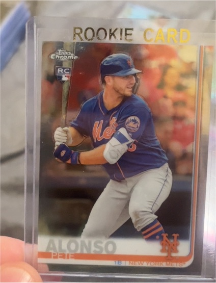 2019 Topps Chrome #204 Pete Alonso — front