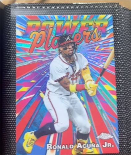 2025 Topps Chrome #PP-7 Ronald Acuna Jr. Power Players — front