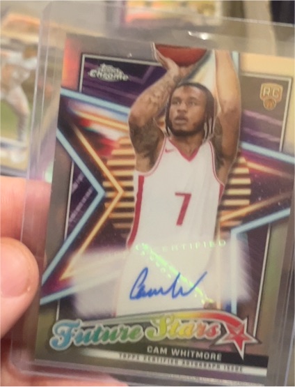 2023-24 Topps Chrome Future Stars Autographs #FSA-CW Cam Whitmore — front