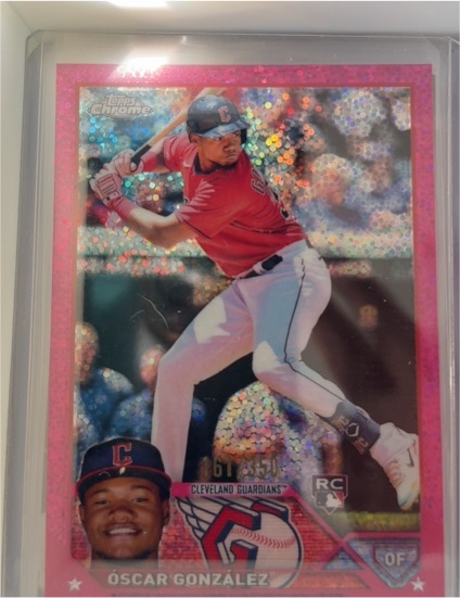2023 Topps Chrome #207 Oscar Gonzalez — front