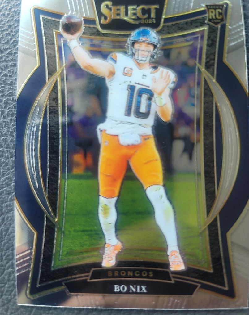 2024 Panini Select Concourse Level #30 Bo Nix Rookie RC Denver Broncos — front