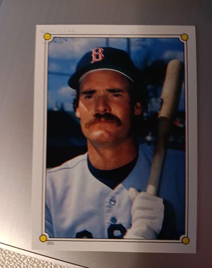 1987 Topps Stickers #253 Wade Boggs — front