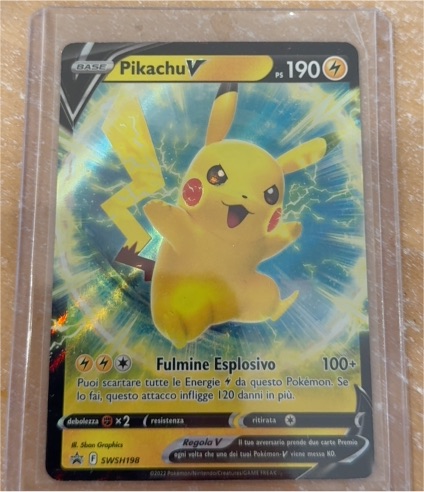 2022 Pokémon SWSH198 Pikachu V — front